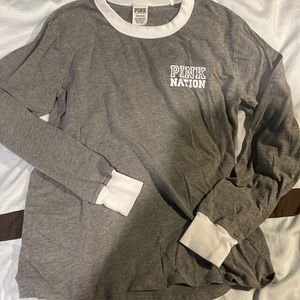 victoria secret pink long sleeve tshirt